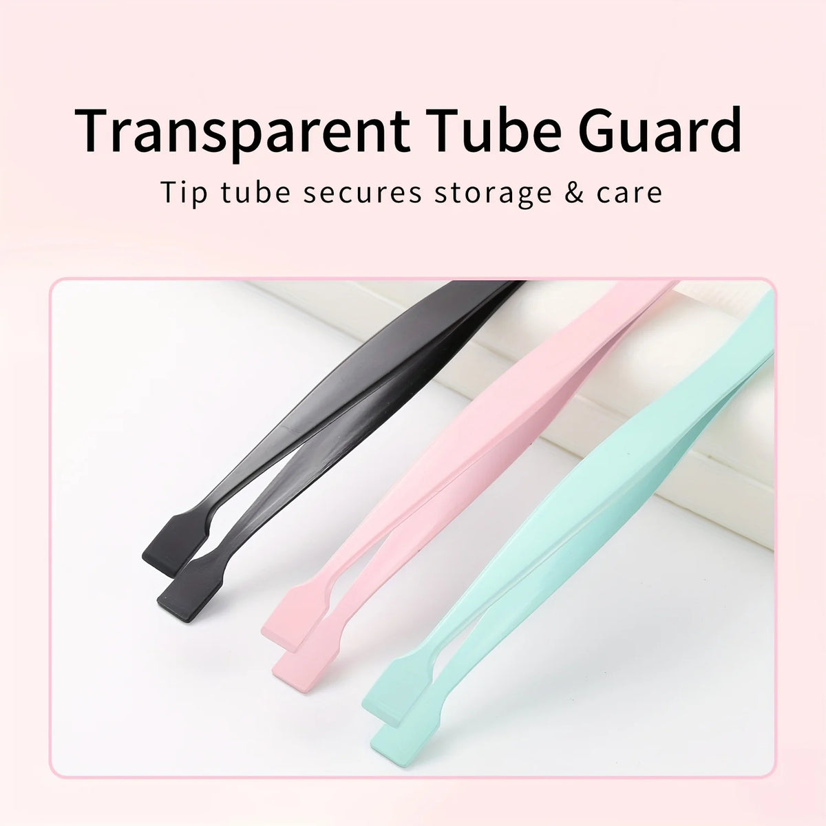 Ouriner Flat Tip Eyelash Tweezers | Precision Lash Extension Tool Eyelash Extension Tweezers PRIMED