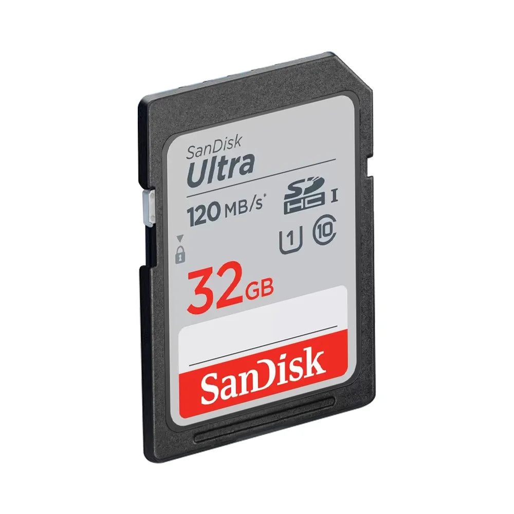 SanDisk Ultra SD Card 32GB–256GB | Up to 150MB/s SDXC Flash Memory Card PRIMED