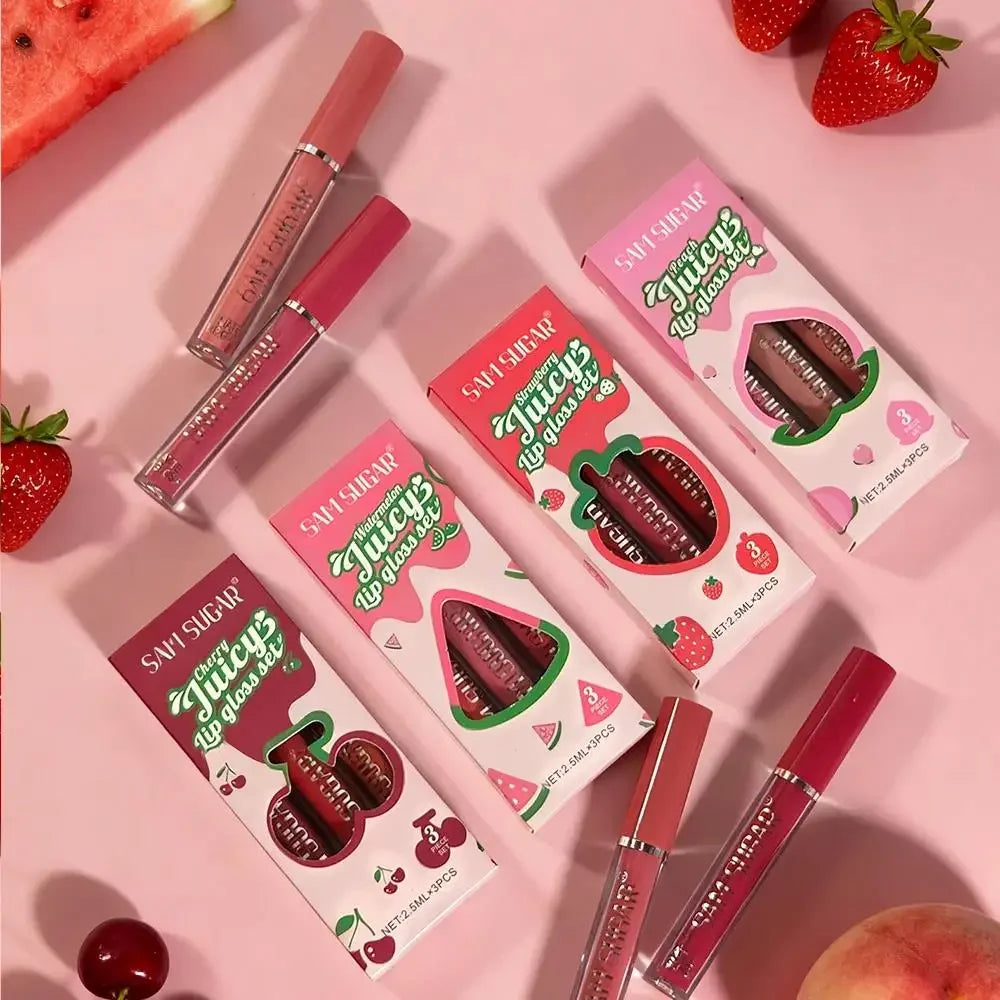 SAM SUGAR Velvet Matte Lip Gloss Set – Long Lasting Liquid Lipstick
