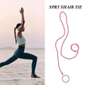 Woven Spiral Hair Scrunchie – Elastic Ponytail Holder Band