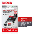 SanDisk A1 Micro SD Card 32–256GB 100MB/s + Type-C Reader Micro SD Card PRIMED 256GB