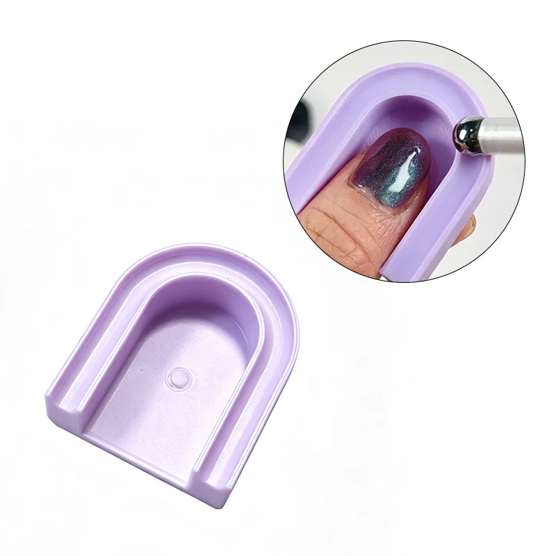 U-Shaped Cat Eye Nail Magnet Guide Tool | DIY Gel Polish
