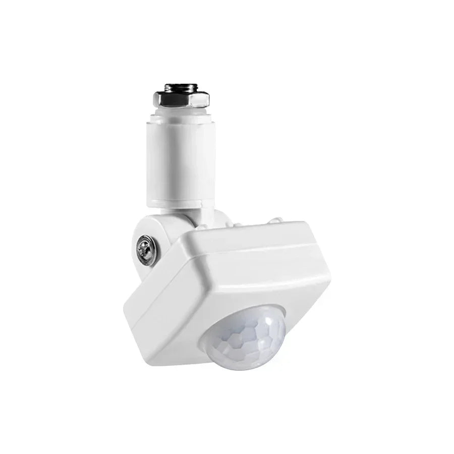 PIR Motion Sensor Light Switch 120° Adjustable Delay AC 110-240V Motion Sensor Switch PRIMED White