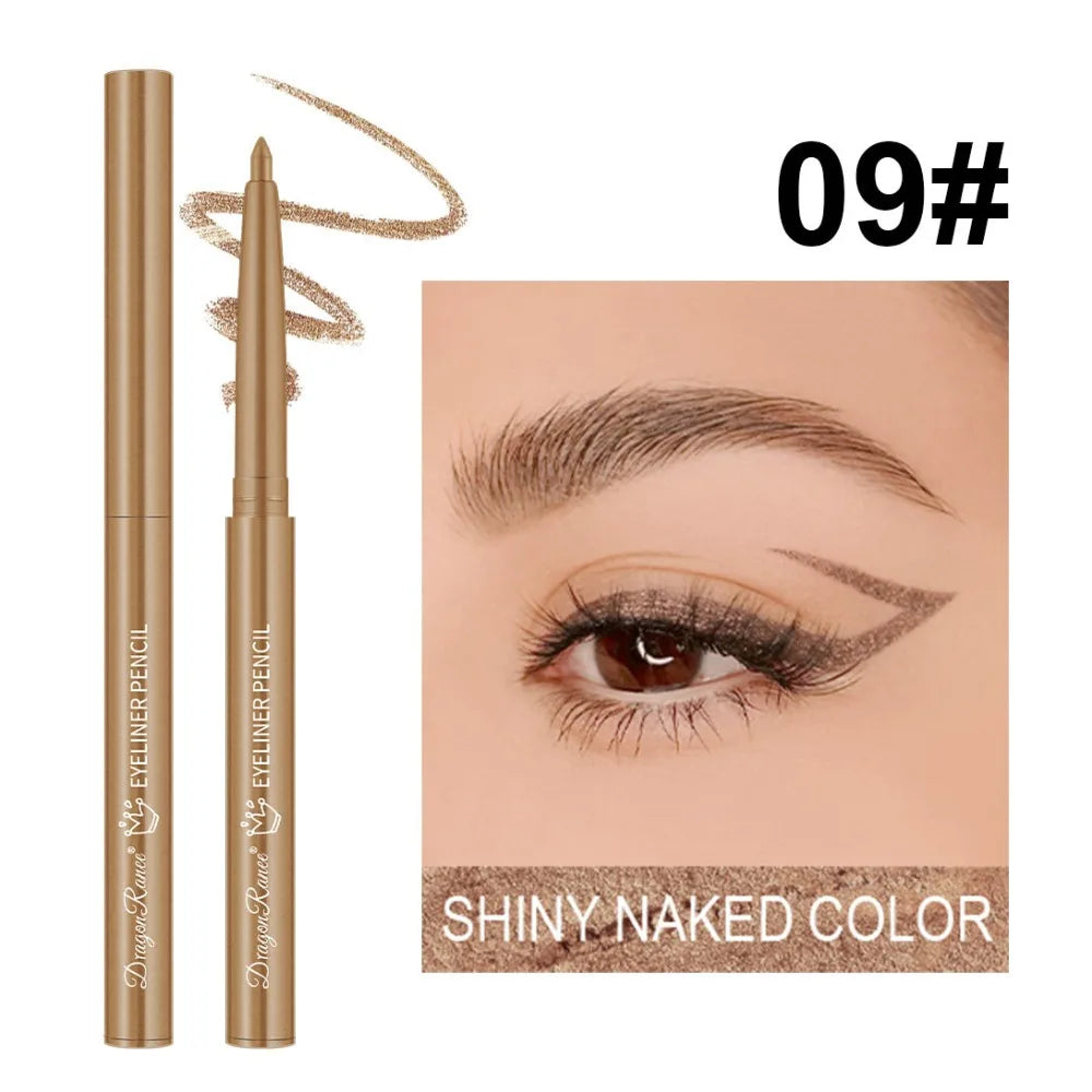 Waterproof Gel Eyeliner Pencil | Matte & Shimmer, 10 Colors
