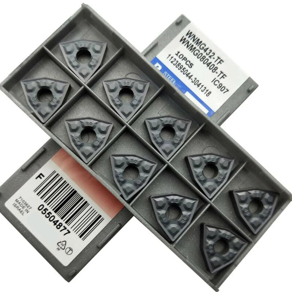 WNMG080408-TF Carbide Inserts 10 Pcs | Cast Iron Semi-Finishing