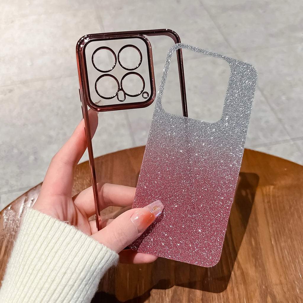 Gradient Glitter Case for Redmi Note 14 13 12 11 10 Pro Glitter Phone Case PRIMED