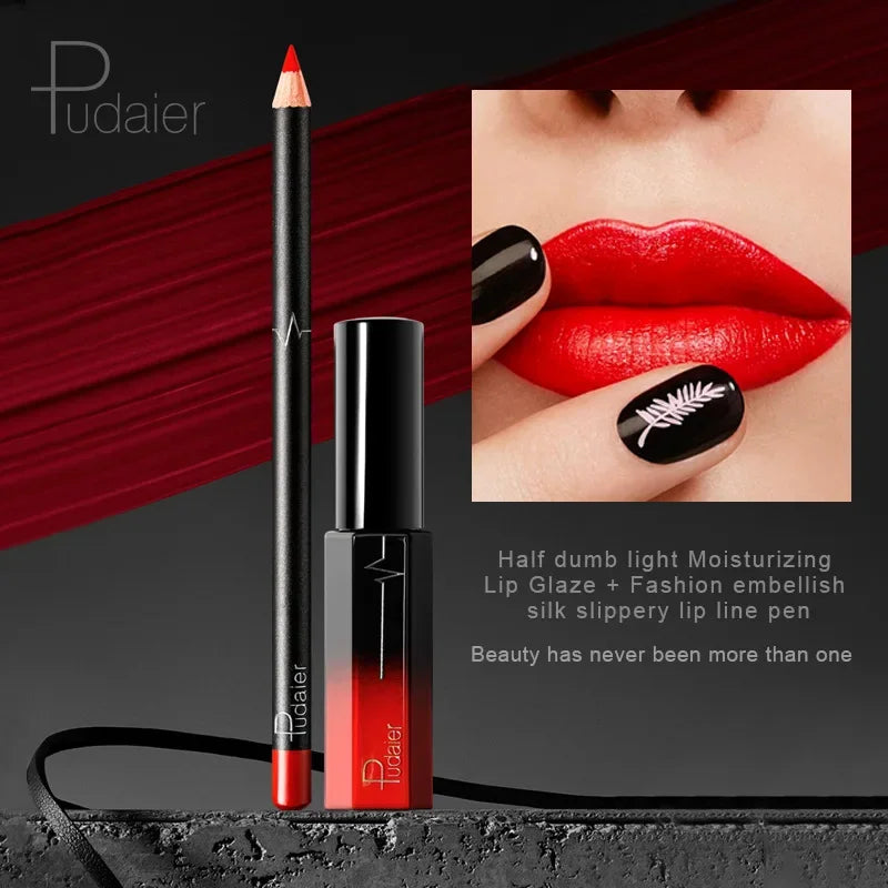 Blana 2-in-1 Matte Velvet Lip Gloss & Lip Liner Kit