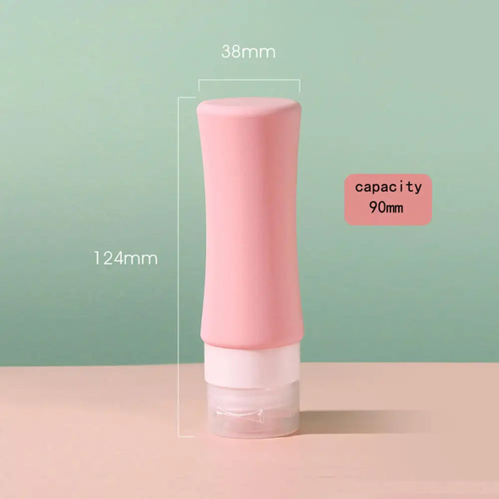 Silicone Travel Bottles 90ml – TSA-Ready Liquid Dispensers