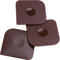 LMETJMA Non-Scratch Plastic Pan Scraper | Cast Iron Cleaner Pan Scraper Tool PRIMED 3 Pieces