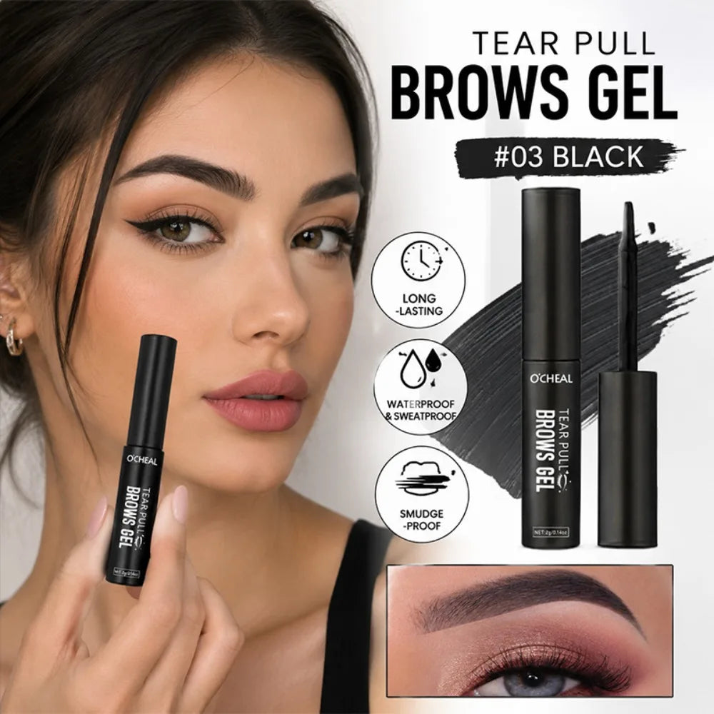 Peel Off Semi-Permanent Eyebrow Tint Gel | Waterproof Brow Eyebrow Tint Gel PRIMED