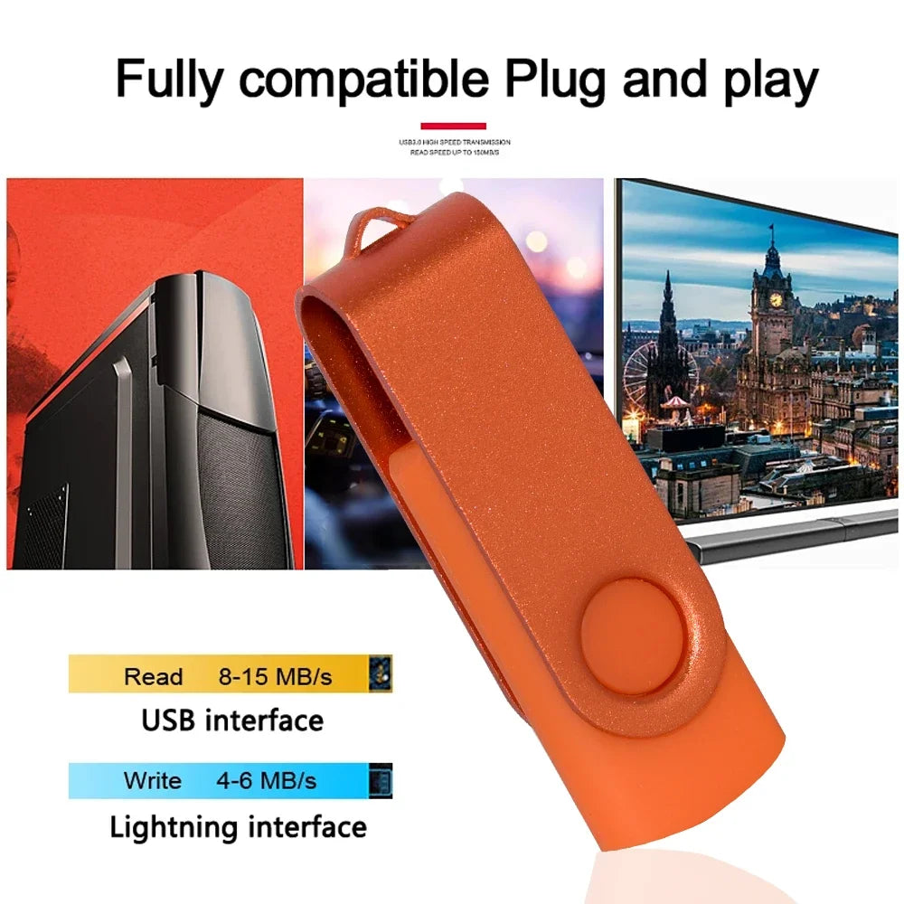 Metal USB 2.0 Flash Drive 4GB–64GB | Portable Memory Stick USB Flash Drive PRIMED