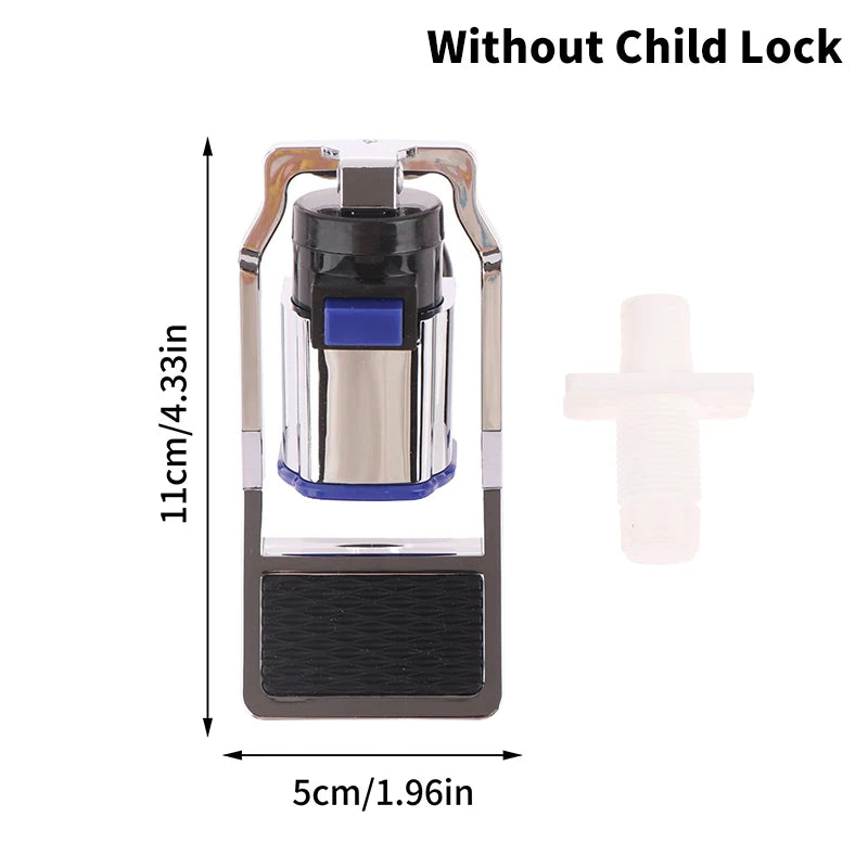 Water Dispenser Faucet Switch with Child Lock – Red/Blue