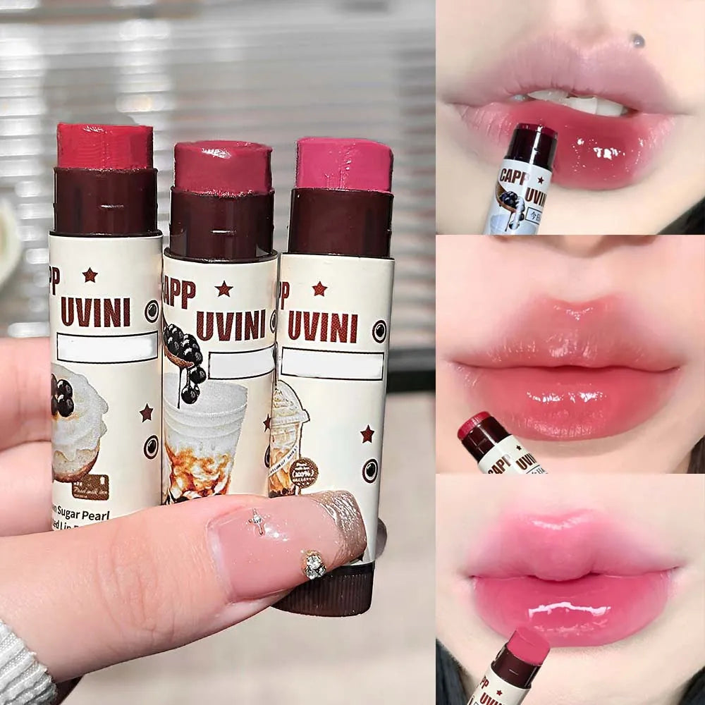 Cappuvini 3-Piece Moisturizing Lip Balm Set | Glossy & Plumping Lip Balm Set PRIMED A