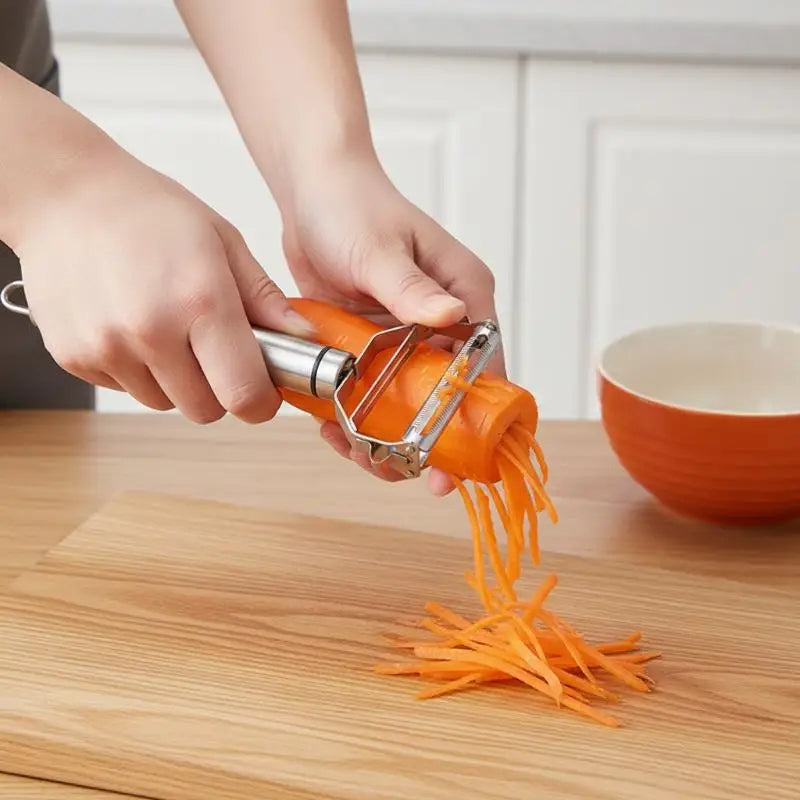 Stainless Steel Multifunctional Fruit & Vegetable Peeler