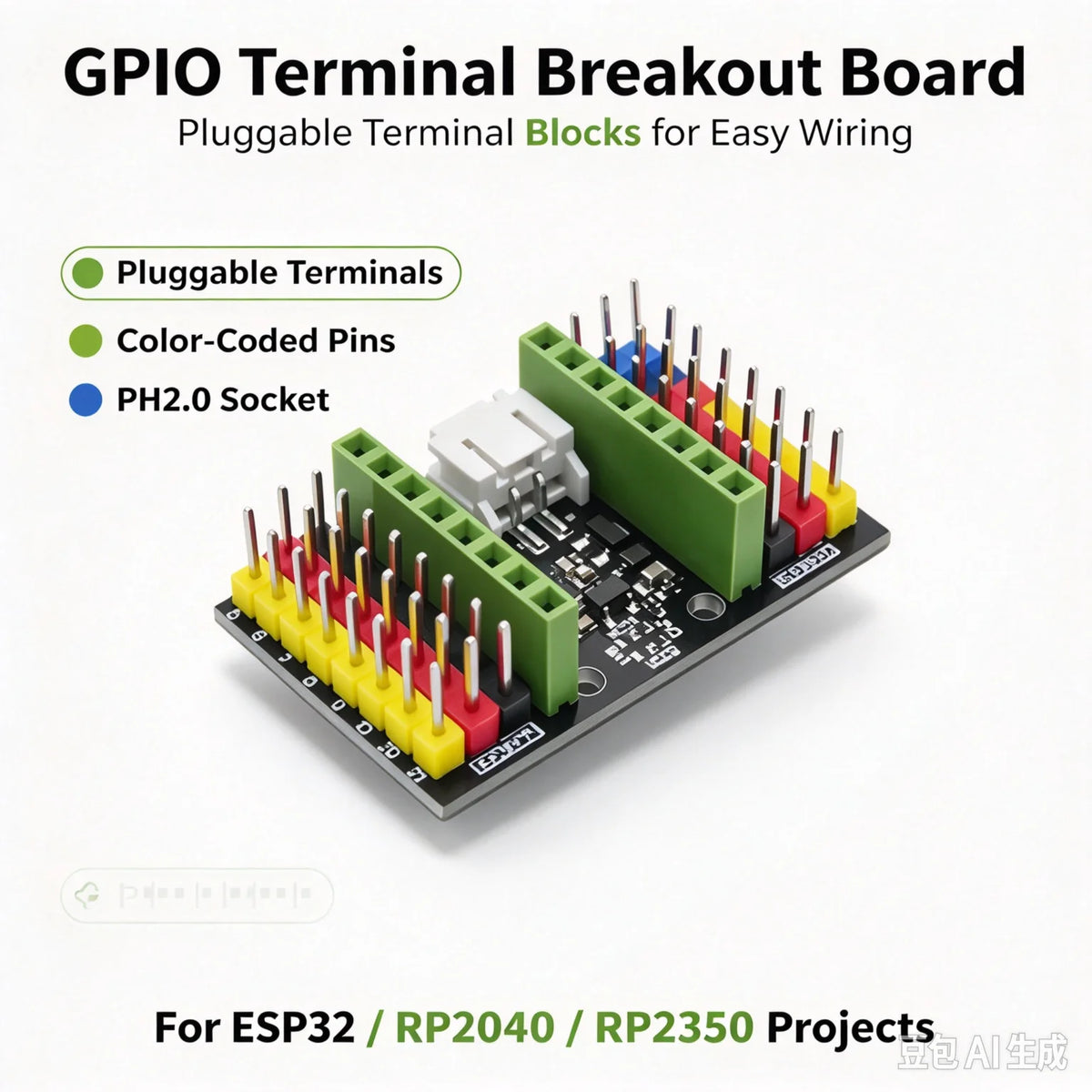 TISHRIC ESP32-C3 Super Mini Dev Board WiFi BT 32Bit Type-C Microcontroller Dev Board PRIMED