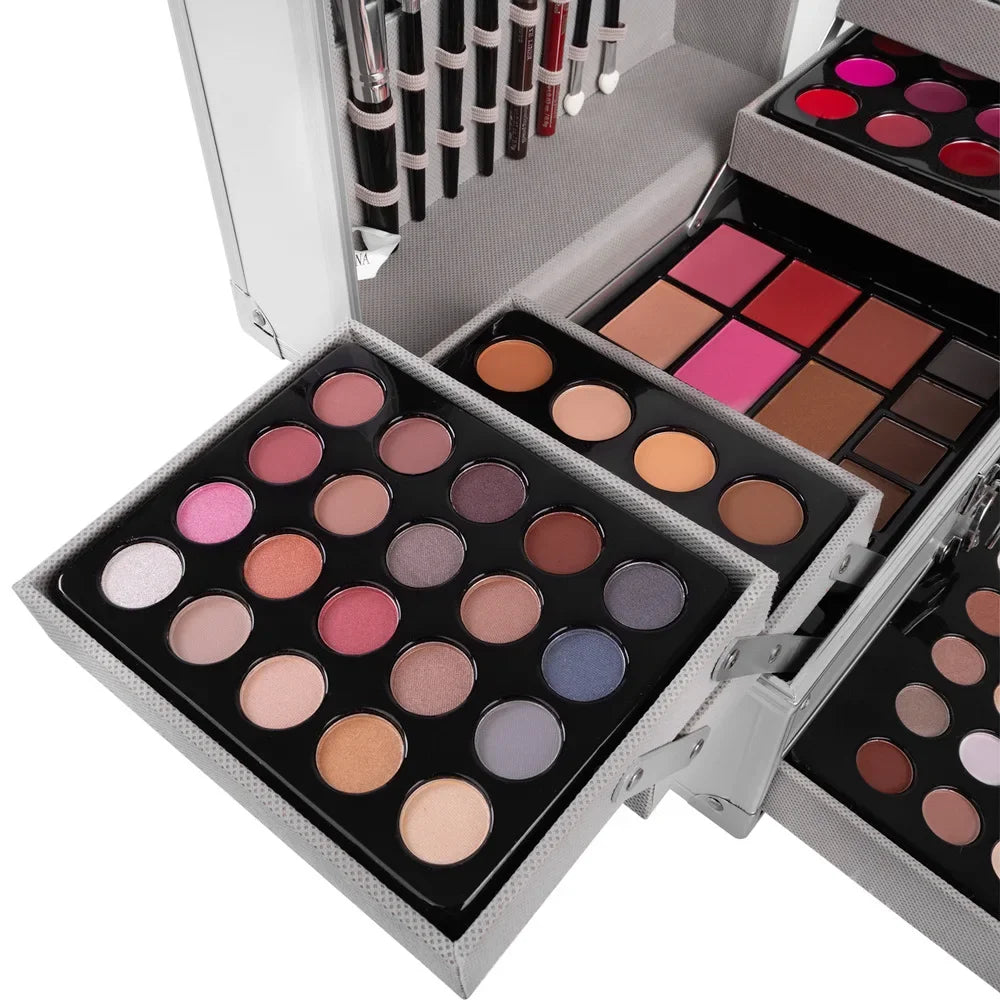 Blana Full Makeup Gift Set – Eyeshadow, Lipstick & Brushes Makeup Gift Set PRIMED