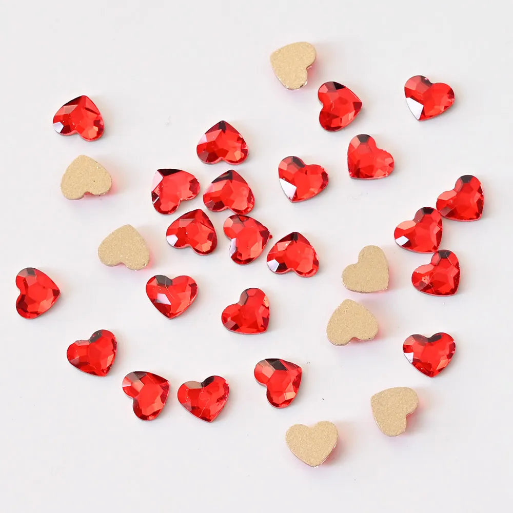 50pc AB Crystal Flatback Glass Rhinestones for 3D Nail Art Nail Art Rhinestones PRIMED JZ26-7(50pcs)