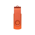 64GB Metal USB Flash Drive | Custom Logo Pen Drive USB Flash Drive PRIMED 64 GB Orange