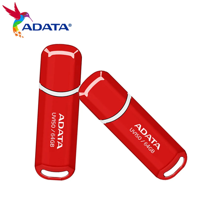 ADATA UV150 USB 3.2 Flash Drive 32GB/64GB – Red USB Flash Drive PRIMED