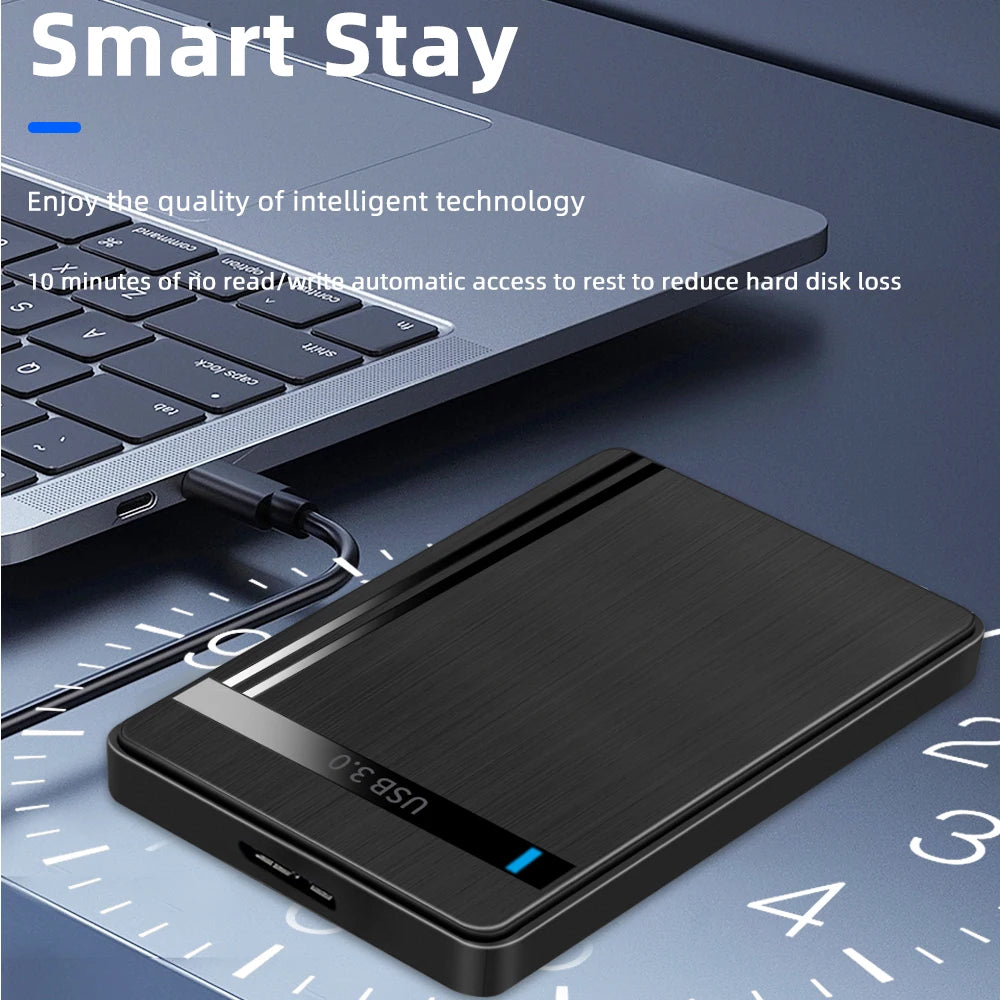 TISHRIC 2.5" SATA to USB 3.0 External Hard Drive Enclosure 10TB Hard Drive Enclosure PRIMED
