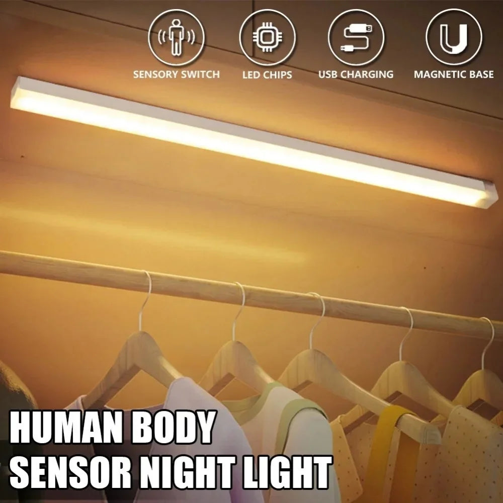 USB Rechargeable Motion Sensor LED Cabinet Bar Light LED Cabinet Light PRIMED