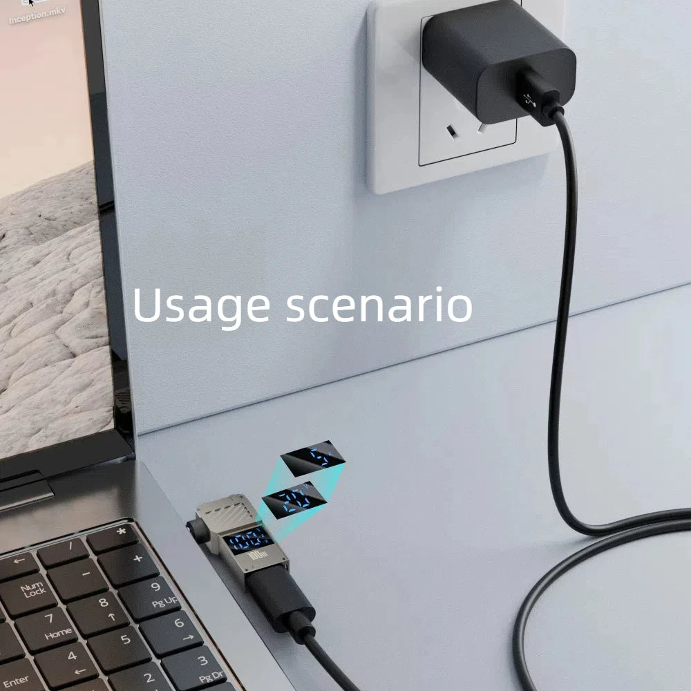 TISHRIC 100W USB-C to DC Laptop Charger Adapter – HP Dell Lenovo