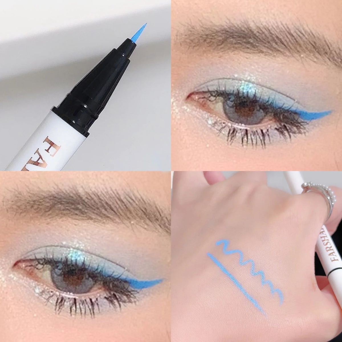 0.1mm Colorful Liquid Eyeliner Pen – Waterproof & Long-Lasting