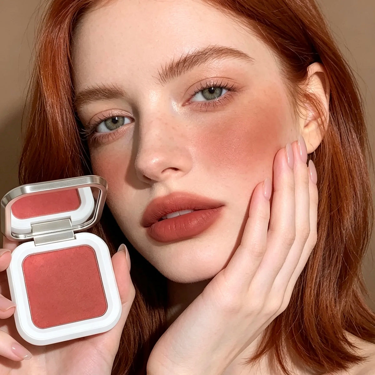 SHAQINUO Matte Blush Powder – Natural Cheek Tint 4 Shades