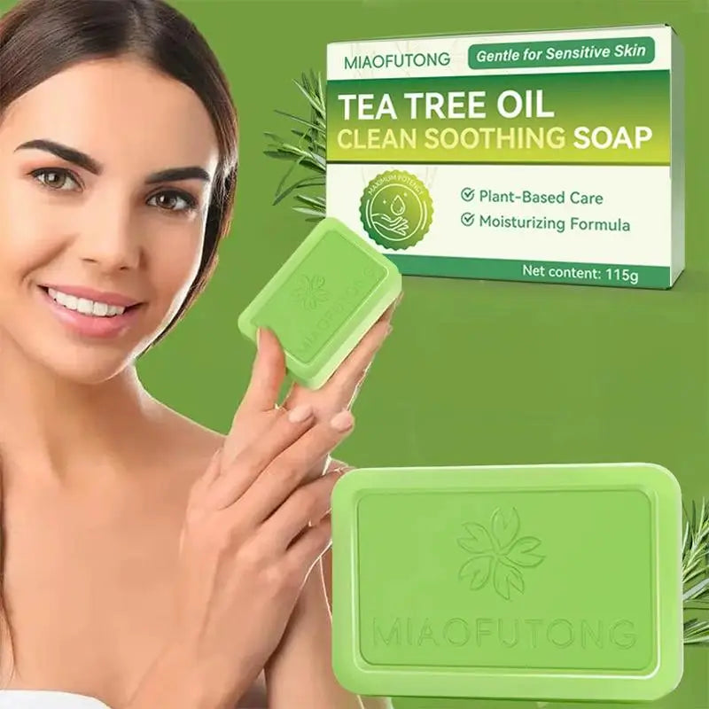Tea Tree Oil Handmade Soap Bar – Natural Deep Cleansing Natural Bar Soap PRIMED