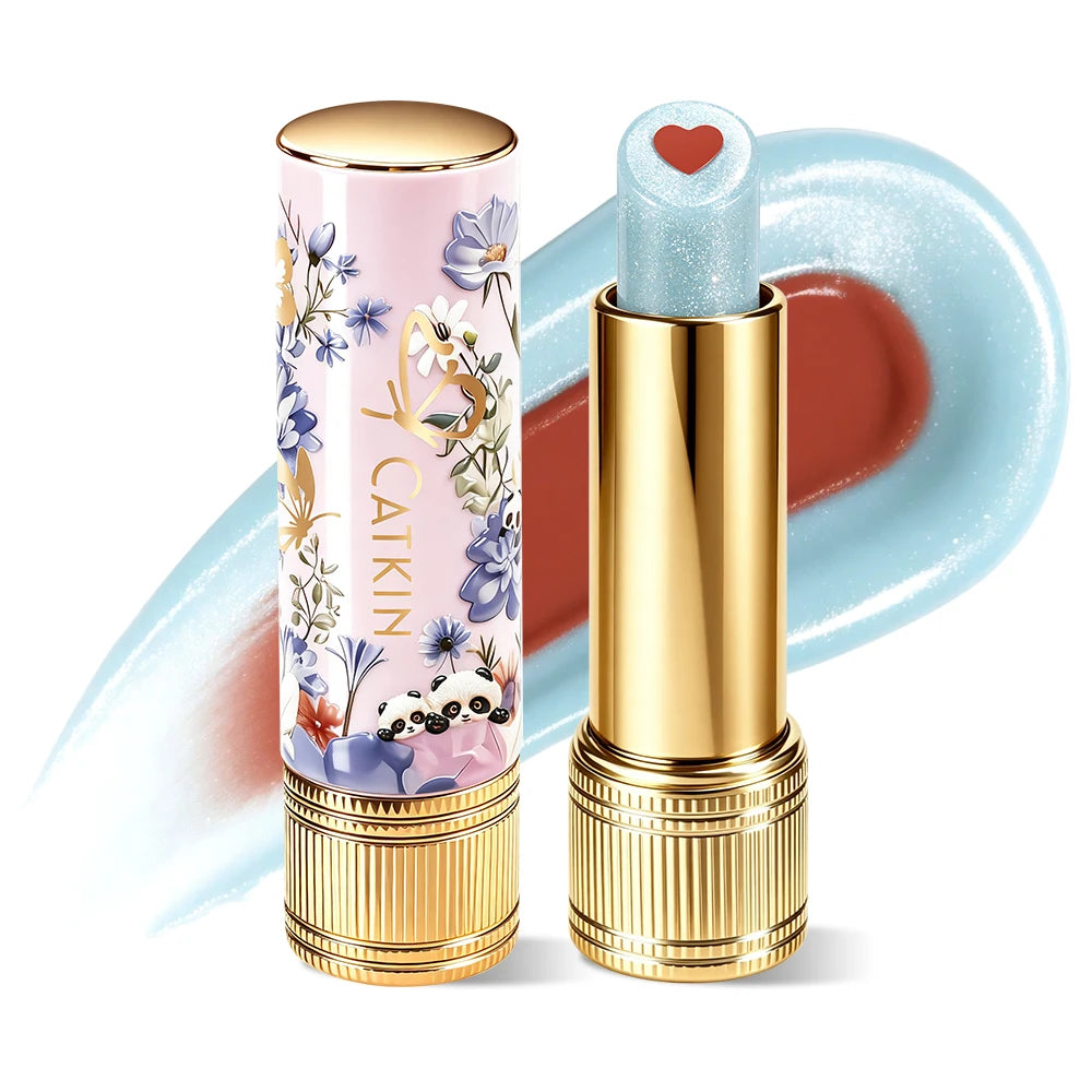 CATKIN Whiffle Dance Tinted Lip Balm – Dual-Core Moisturizer Tinted Lip Balm PRIMED C03 BLUE HUSH