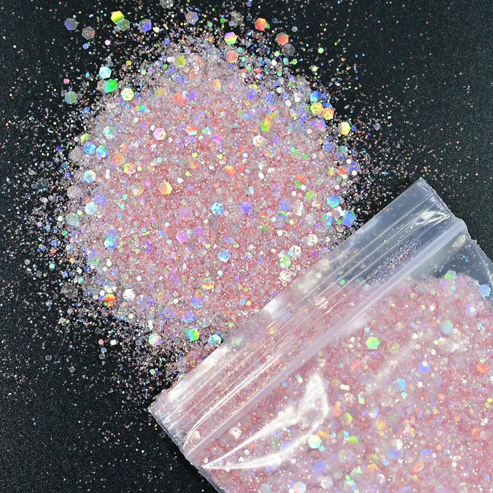 Mermaid Nail Art Glitter 50g – Chameleon Hexagon Sequins