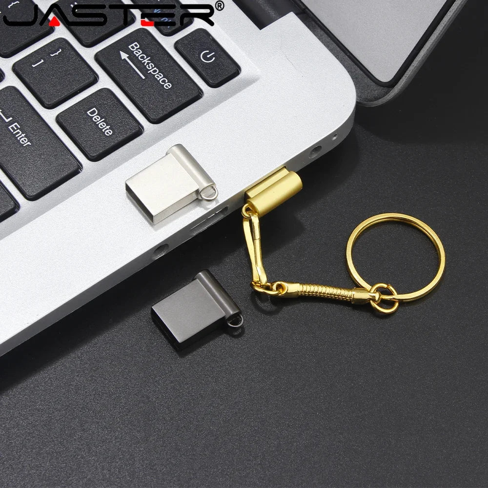 10-Pack Mini Metal USB Flash Drives | Free Custom Logo 128GB USB Flash Drive PRIMED