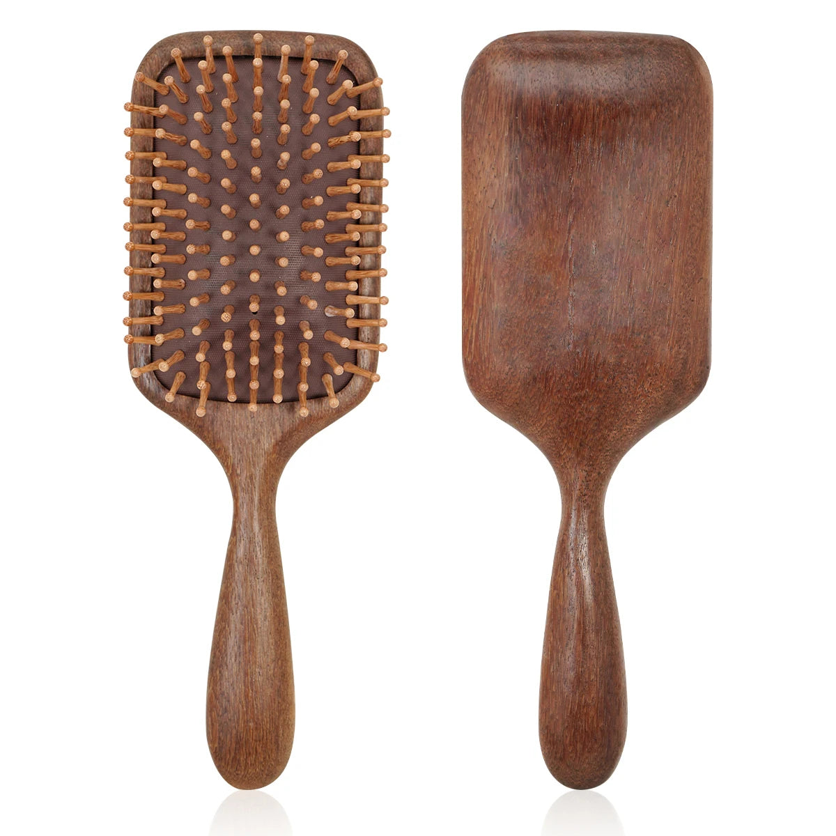Wood Air Cushion Hairbrush – Detangling & Scalp Massage