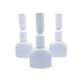 15ml Refillable Nail Polish Glass Bottle with Brush | Empty Nail Polish Bottle PRIMED White