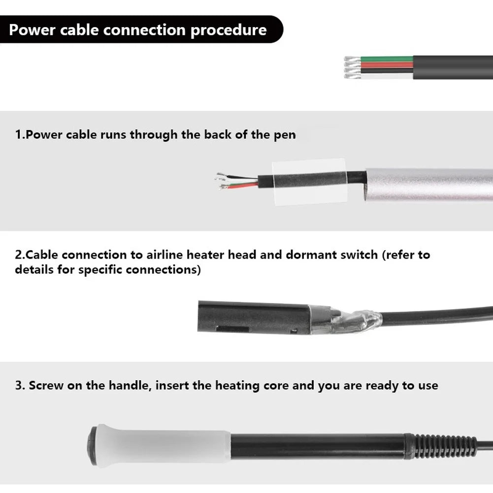 T12 Soldering Station Handle Kit – 5-Pin Aluminum Alloy 951