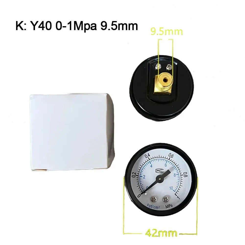 Y40/Y50 Pressure Gauge 0–180 PSI | Air, Gas, Water & Fuel