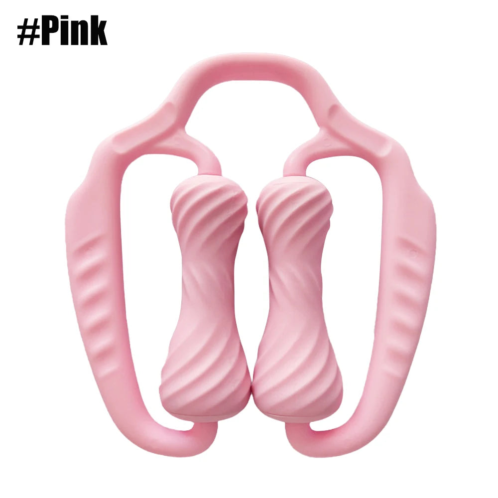 Wheel Roller Massager for Leg, Arm & Muscle Recovery | JOMMJO Muscle Roller Massager PRIMED Pink No plug