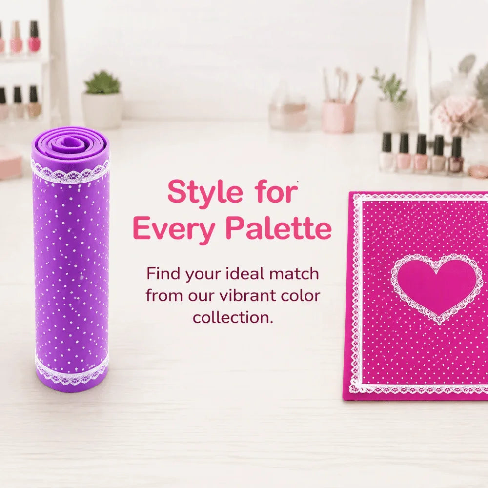 Silicone Nail Art Mat – Non-Slip Washable Lace Hand Cushion