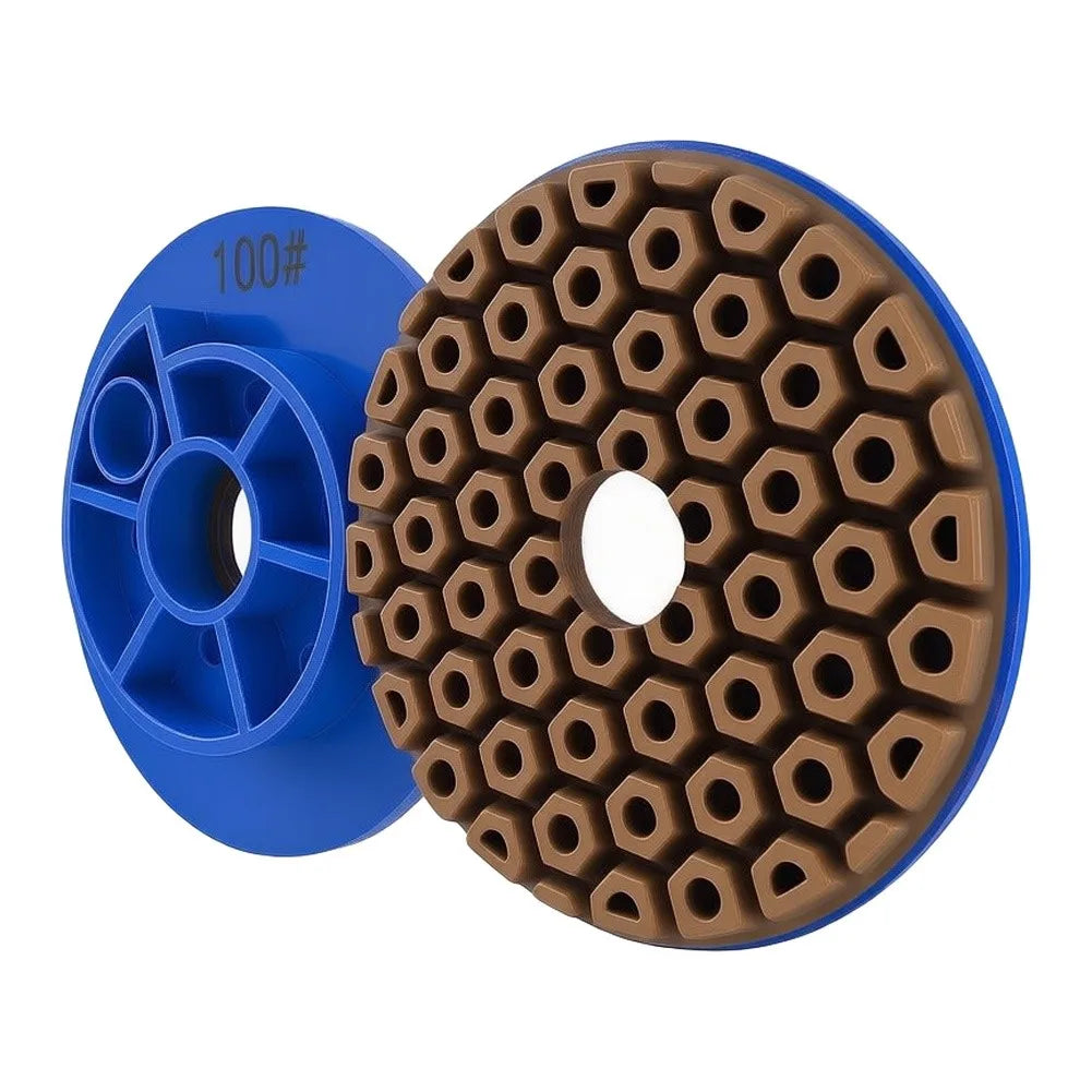 Snail Lock Wet Polishing Disc 10mm Segments – Marble & Granite