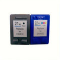 HP 21XL 22XL Compatible Ink Cartridges – Black & Tri-Color Ink Cartridge PRIMED 1set
