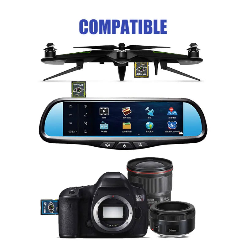 Zsuit 64GB–256GB Class 10 U3 Micro SD Card | 4K HD Camera UAV