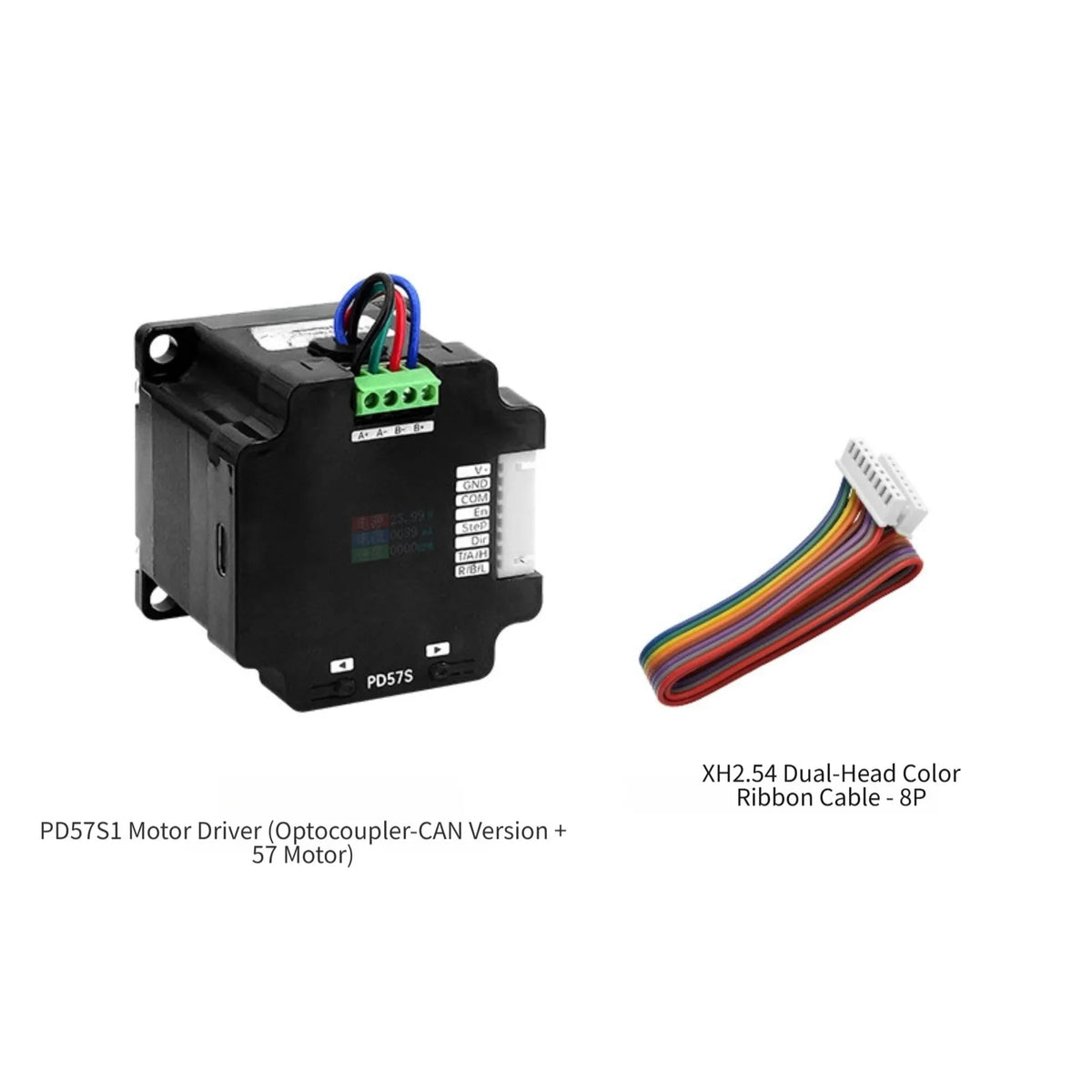 PD57S1 FOC Closed-Loop Stepper Motor Driver | CANopen RS485 Stepper Motor Driver PRIMED Optocoupler-CAN-57 No plug China Mainland