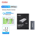 CUSU Portable External SSD 1TB 512GB USB 3.2 Gen2x2 Type-C Portable External SSD PRIMED Nexdrive P60 China Mainland 1TB