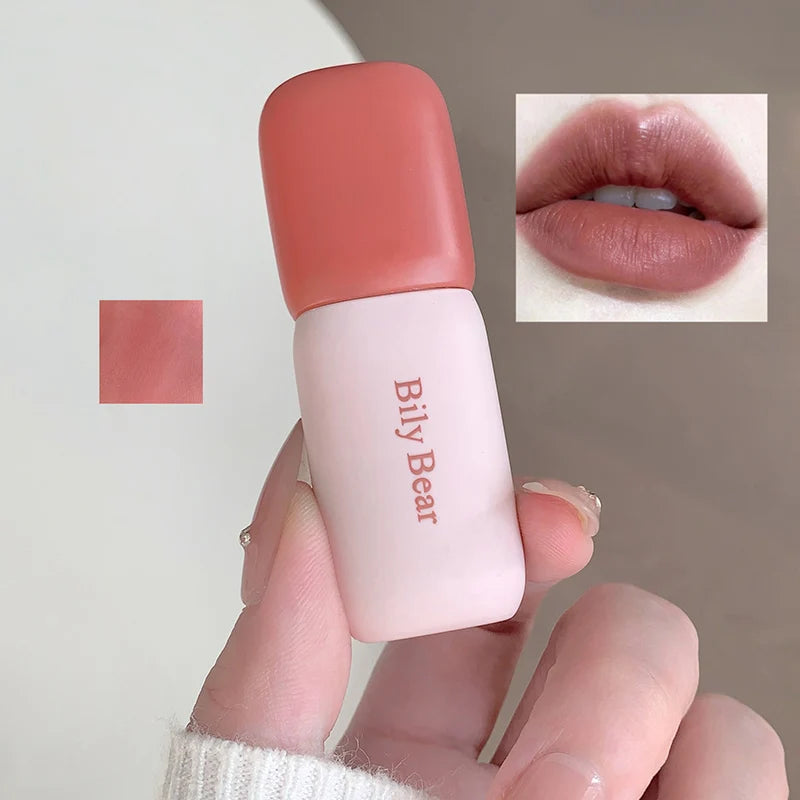Soft Matte Liquid Lipstick – Nude Pink Velvet Lip Cream Liquid Lipstick PRIMED