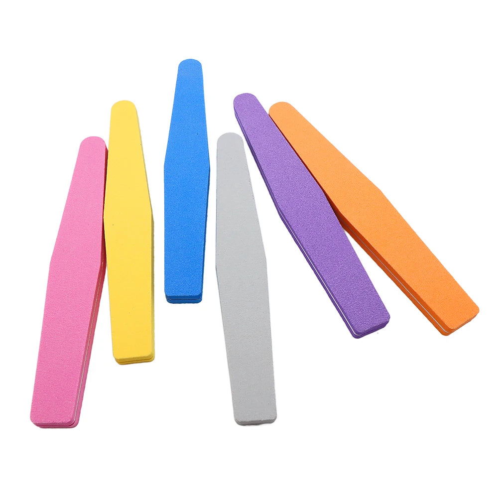 JEARLYU Rhombus Sponge Nail Files 5/10 Pack – Buffer & Polish Sponge Nail Files PRIMED