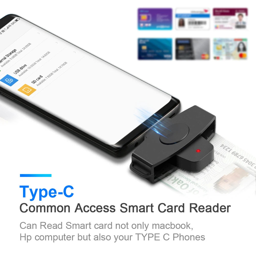 Type-C Smart Card Reader – CAC, Bank & Tax | USB-C USB Smart Card Reader PRIMED Default Title