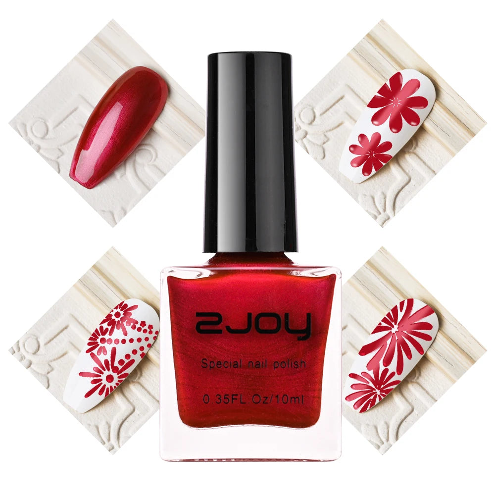 10ml Nail Art Stamping Polish – 30 Colors Air Dry Varnish Nail Stamping Polish PRIMED GY002-N33