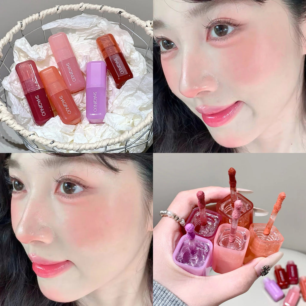 SHAQINUO Liquid Blush – Dual-Use Lip & Cheek Matte Finish Liquid Blush PRIMED