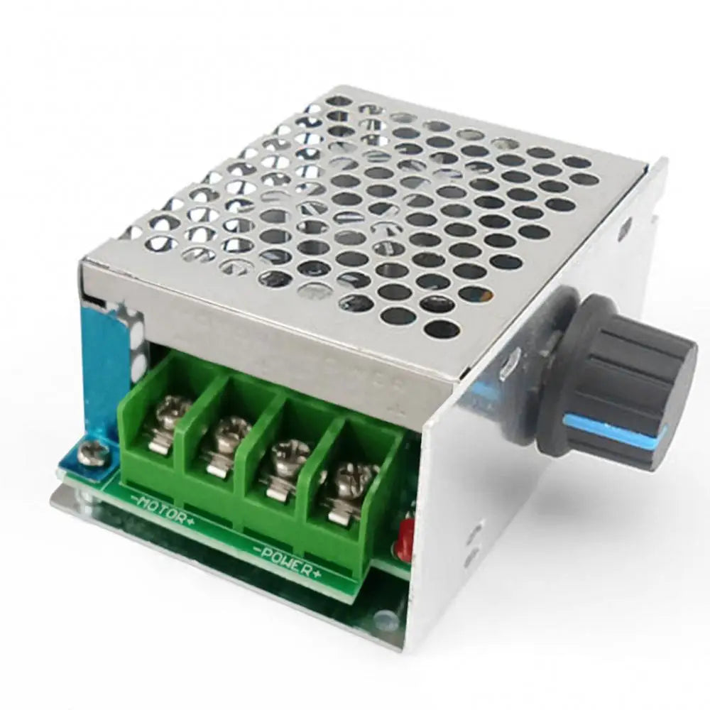 PWM DC Motor Speed Controller 9V–60V 20A Switch Module PWM Motor Controller PRIMED Silver