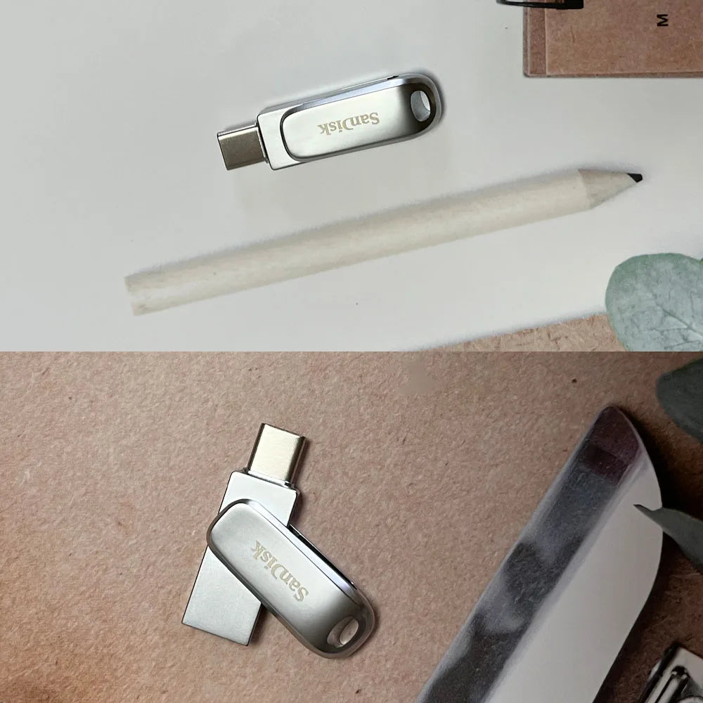 SanDisk Ultra Dual Drive Luxe USB 3.2 Type-C & Type-A Flash Drive USB Flash Drive PRIMED